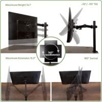 SP104 -  Soporte para Monitores escritorio  17" ~ 32"