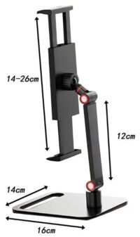 SP106A - Soporte celular o Tablet para escritorio escualizable 1 altura
