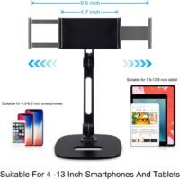 SP106B_5.jpg SP106B - Soporte celular o tablet escualizable para escritorio