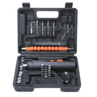 KIT15 - Destornillador eléctrico en kit con accesorios 47pcs 1300 mAh carga USB