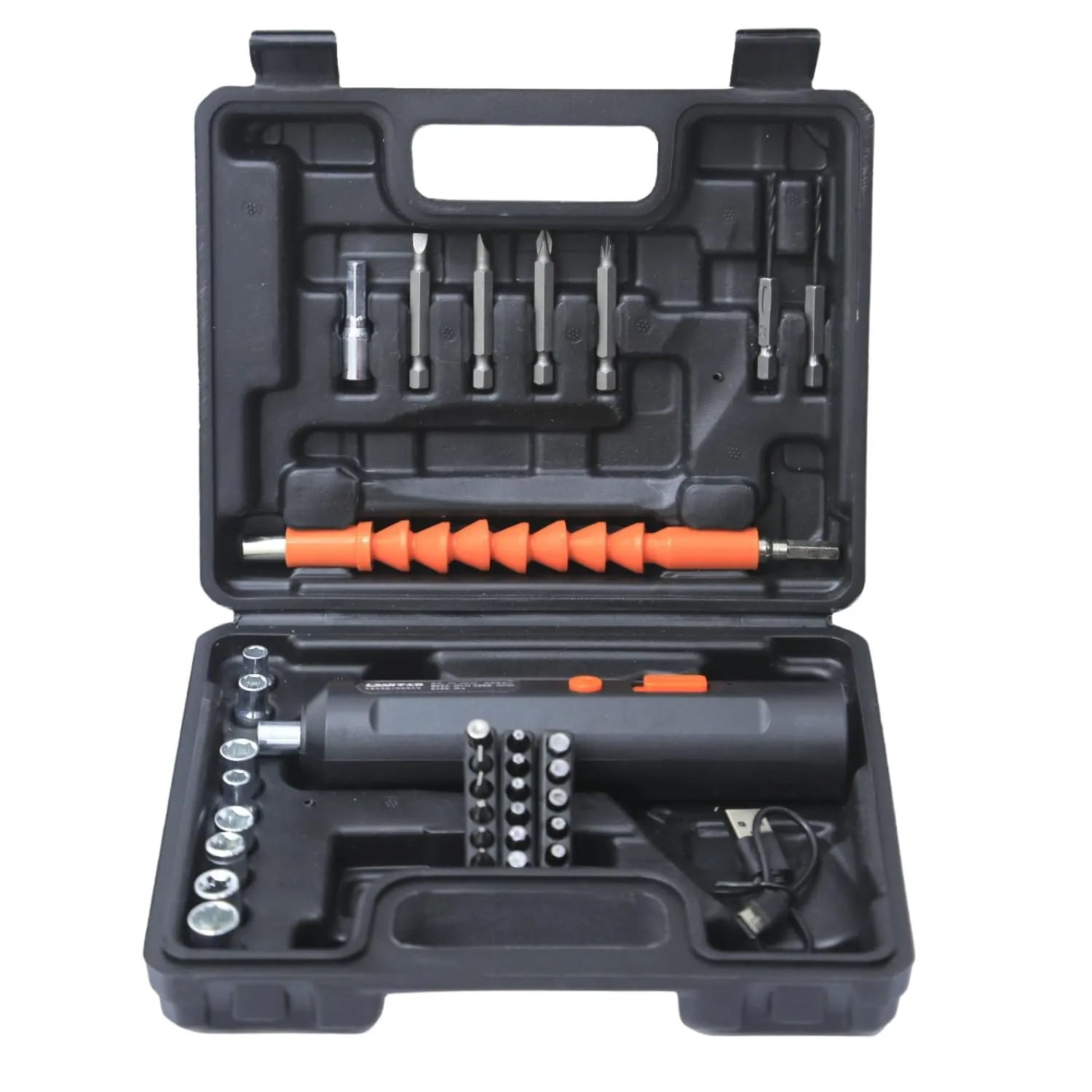 KIT15 – Destornillador eléctrico en kit con accesorios 47pcs 1300 mAh carga USB