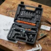 KIT15 - Destornillador eléctrico en kit con accesorios 47pcs 1300 mAh carga USB