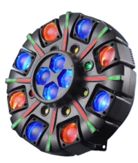 LA208E - Luz robótica de ocho cabezas móviles, luz láser con control, Potencia 180W