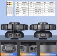 LA208E - Luz robótica de ocho cabezas móviles, luz láser con control, Potencia 180W