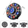 LA208E - Luz robótica de ocho cabezas móviles, luz láser con control, Potencia 180W